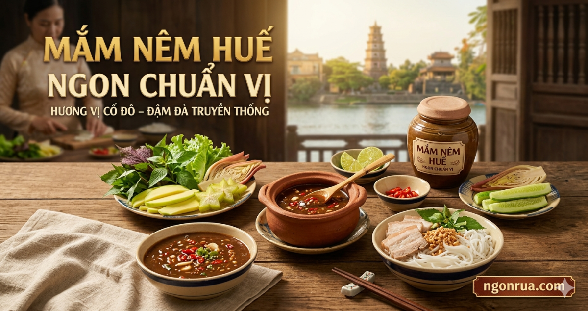 Mắm Nêm Huế Ngon Chuẩn Vị – Cách Chọn, Cách Pha & Kinh Nghiệm Mua Không Bị Hớ