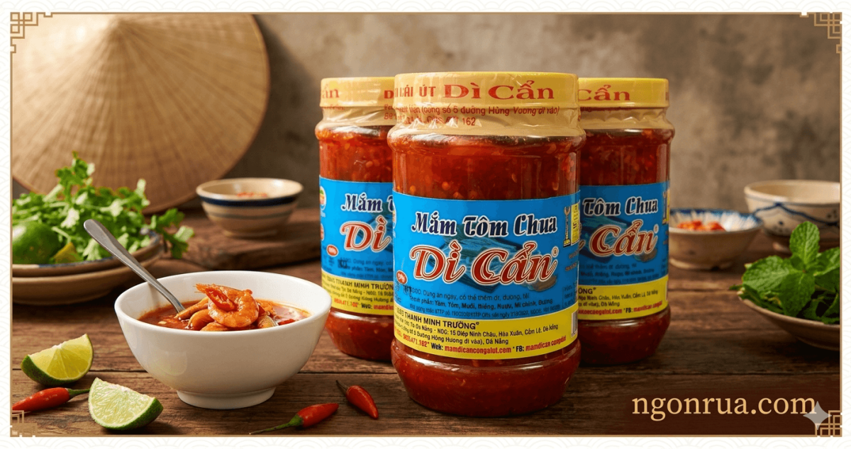 mắm tôm chua dì cẩn có nên mua không