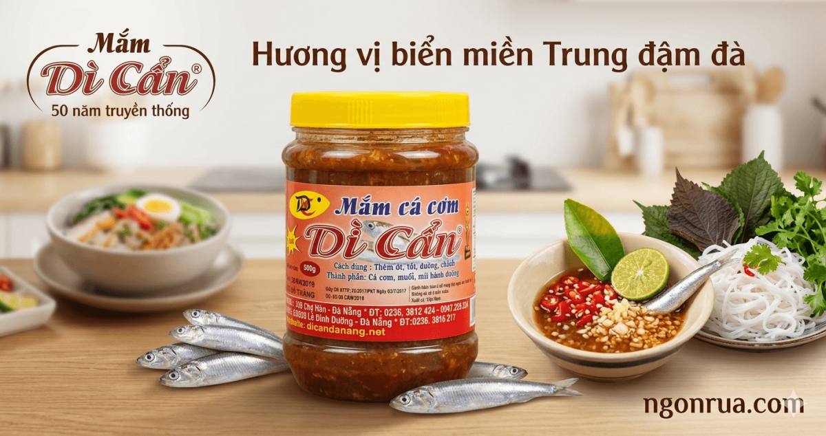 Mắm Cá Cơm Dì Cẩn Giá Bao Nhiêu? Mua Ở Đâu Chính Hãng