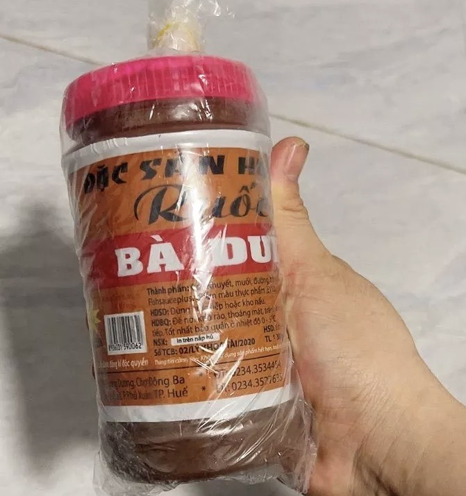 mắm ruốc bà duệ