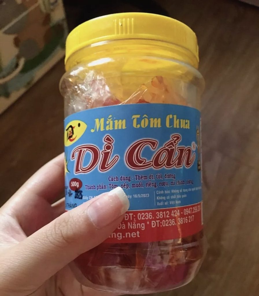 Mắm tôm chua Dì Cẩn