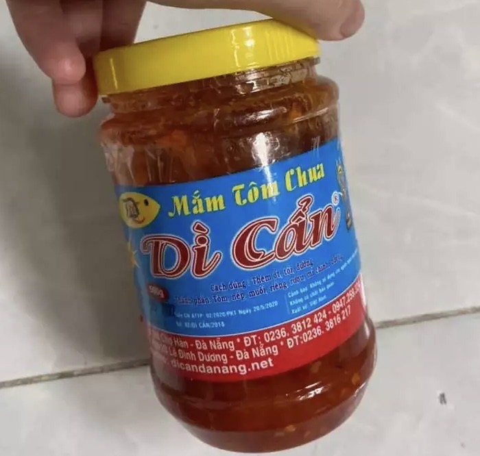 Mắm tôm chua Dì Cẩn