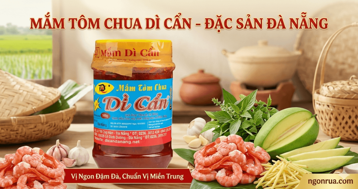 Mắm tôm chua Dì Cẩn giá bao nhiêu?
