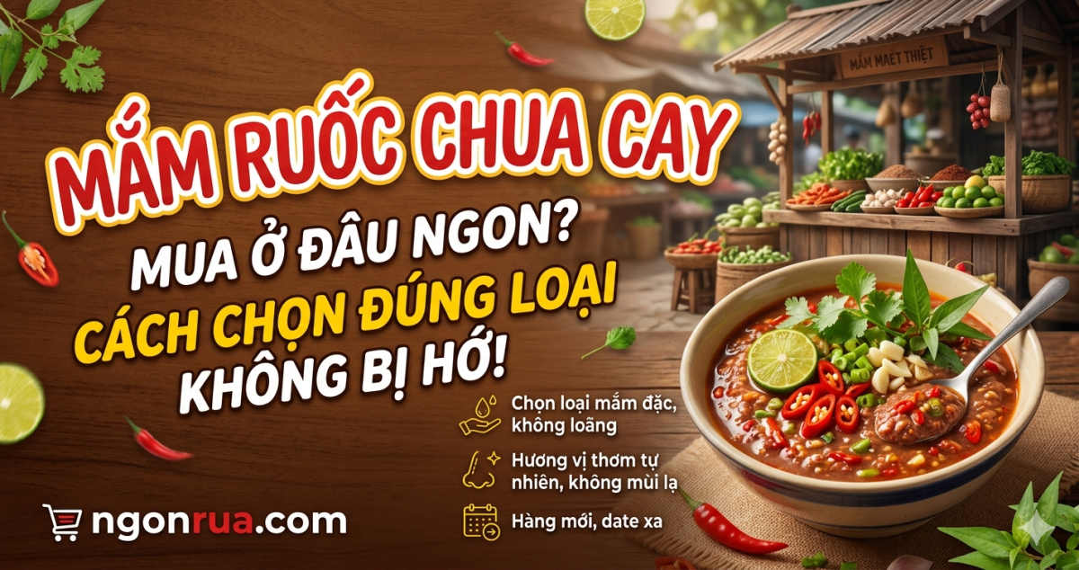 Mua Mắm Ruốc Chua Cay