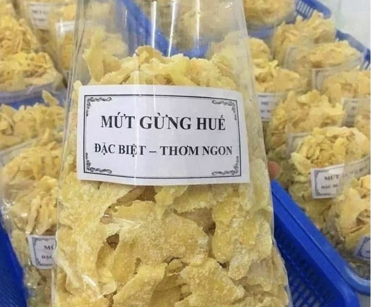Mứt Gừng Huế Chính Gốc