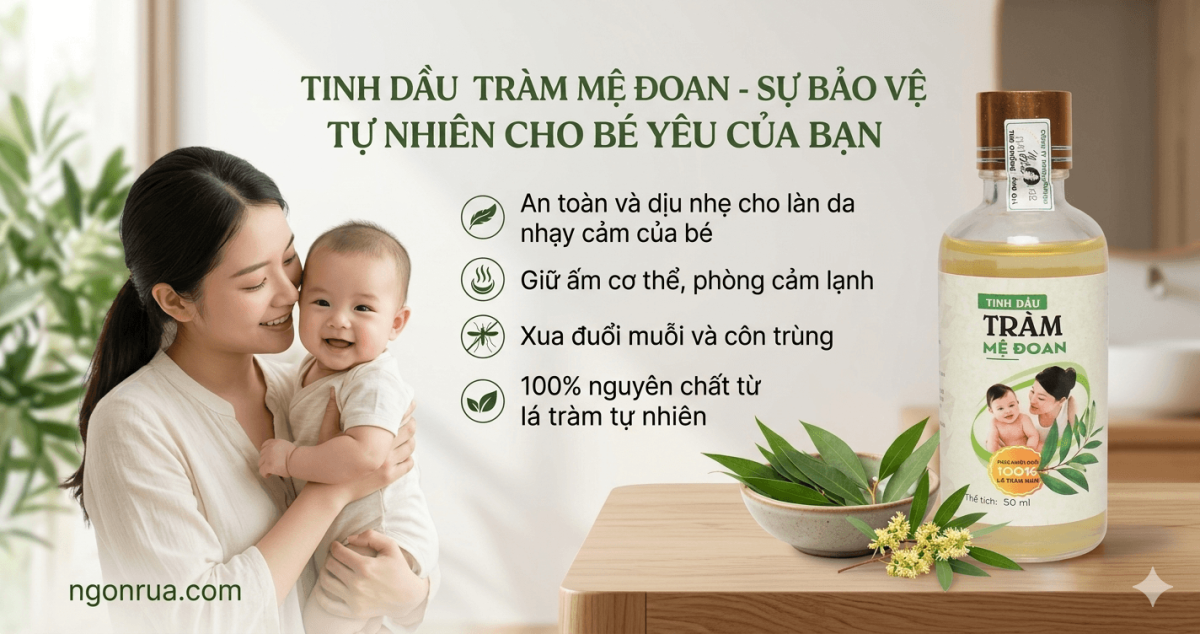 tinh dầu tràm Mệ Đoan có tốt không