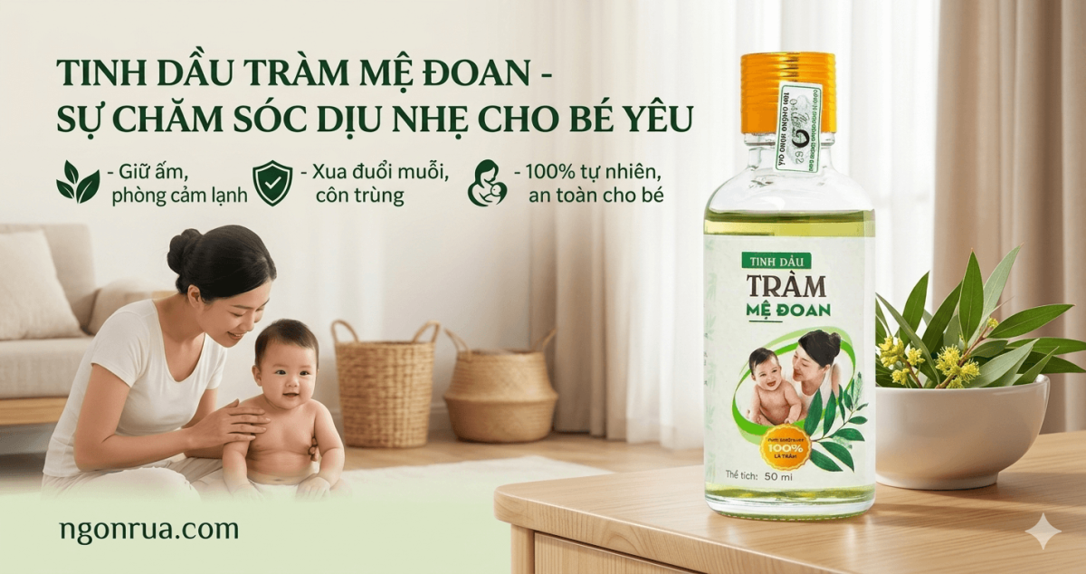 Tinh dầu tràm Mệ Đoan giá bao nhiêu?