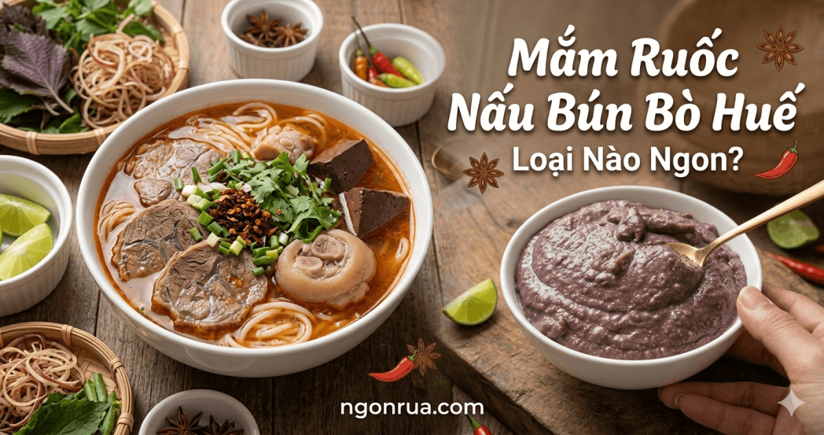 Mắm Ruốc Nấu Bún Bò Mua Ở Đâu?